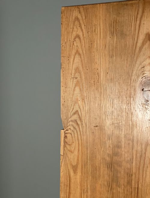 ANTIQUE PINE LARDER CUPBOARD - ADDITIONAL PHOTO 9