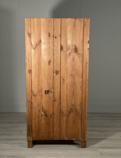 ANTIQUE PINE LARDER CUPBOARD - ADDITIONAL PHOTO 10
