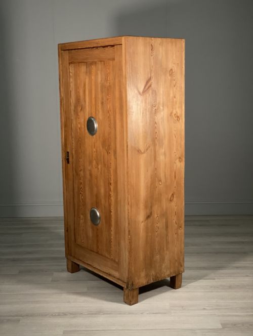 ANTIQUE PINE LARDER CUPBOARD - ADDITIONAL PHOTO 11