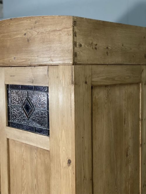 19TH CENTURY PINE HALL CUPBOARD - ADDITIONAL PHOTO 7