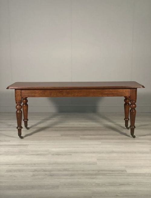 LARGE 19TH CENTURY REFECTORY TABLE - ADDITIONAL PHOTO 3