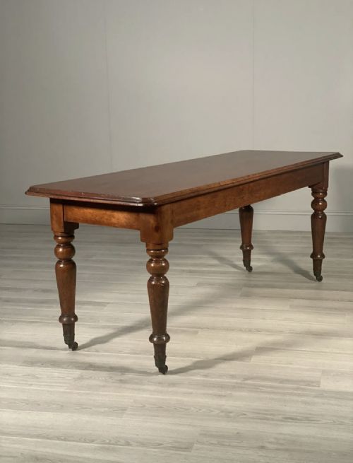 LARGE 19TH CENTURY REFECTORY TABLE - ADDITIONAL PHOTO 4