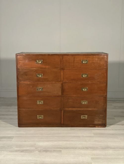 LARGE 19TH CENTURY BANK OF DRAWERS - ADDITIONAL PHOTO 2
