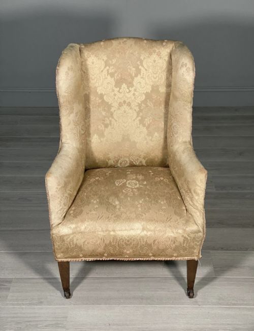 PETITE 19TH CENTURY WING BACK ARMCHAIR IN ORIGINAL CONDITION - ADDITIONAL PHOTO 2