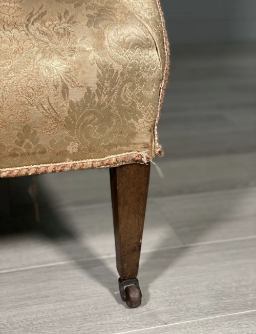 PETITE 19TH CENTURY WING BACK ARMCHAIR IN ORIGINAL CONDITION - ADDITIONAL PHOTO 4