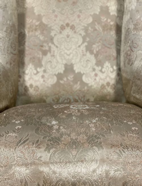 PETITE 19TH CENTURY WING BACK ARMCHAIR IN ORIGINAL CONDITION - ADDITIONAL PHOTO 5