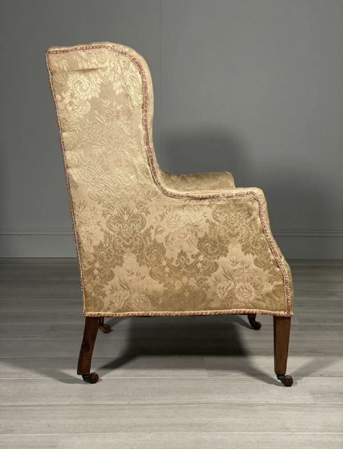 PETITE 19TH CENTURY WING BACK ARMCHAIR IN ORIGINAL CONDITION - ADDITIONAL PHOTO 8