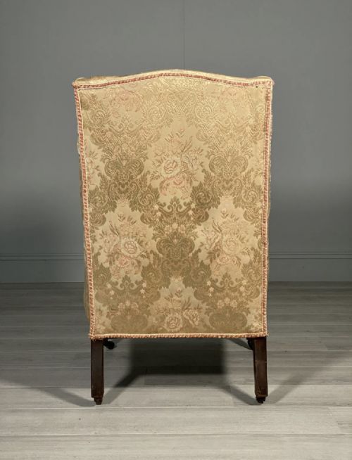 PETITE 19TH CENTURY WING BACK ARMCHAIR IN ORIGINAL CONDITION - ADDITIONAL PHOTO 10