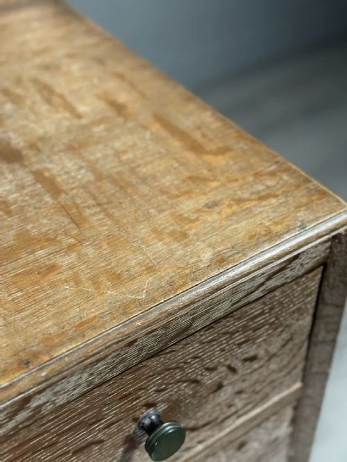 LIMED OAK ART DECO CABINET - ADDITIONAL PHOTO 11