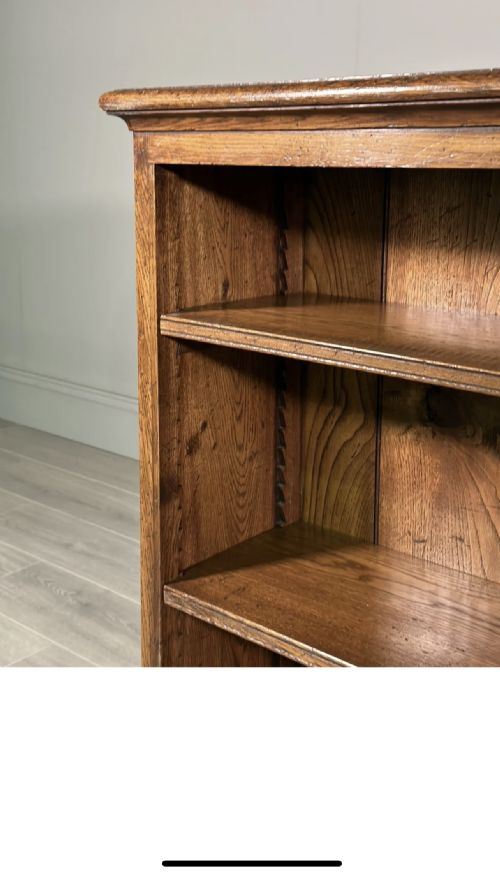 EARLY 20TH CENTURY ANTIQUE OAK BOOKCASE - ADDITIONAL PHOTO 3