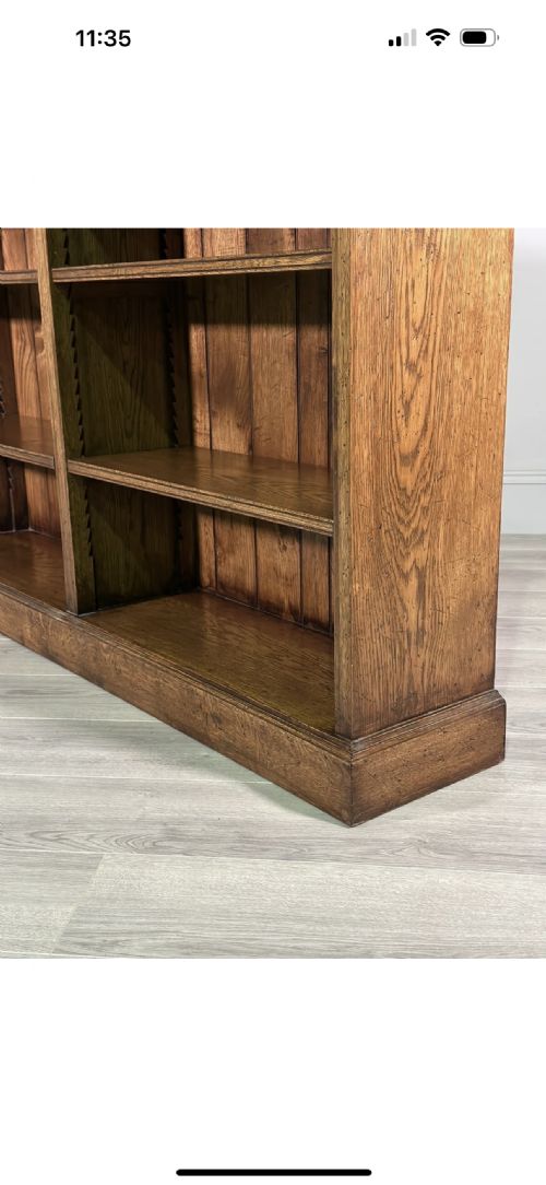 EARLY 20TH CENTURY ANTIQUE OAK BOOKCASE - ADDITIONAL PHOTO 8