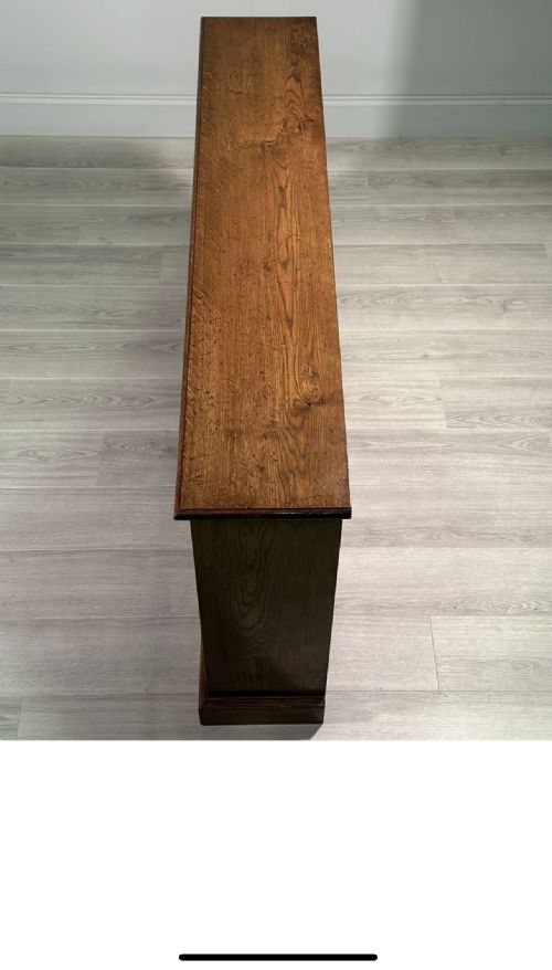 EARLY 20TH CENTURY ANTIQUE OAK BOOKCASE - ADDITIONAL PHOTO 10