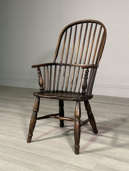 EARLY 19TH CENTURY ELM WINDSOR CHAIR - ADDITIONAL PHOTO 2
