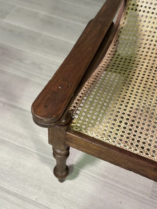 19TH CENTURY TEAK PLANTATION CHAIR - ADDITIONAL PHOTO 5
