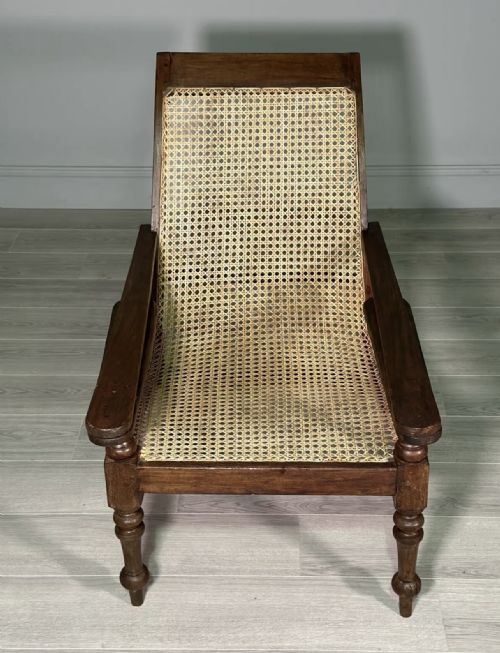 19TH CENTURY TEAK PLANTATION CHAIR - ADDITIONAL PHOTO 6