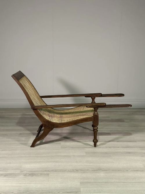 19TH CENTURY TEAK PLANTATION CHAIR - ADDITIONAL PHOTO 9