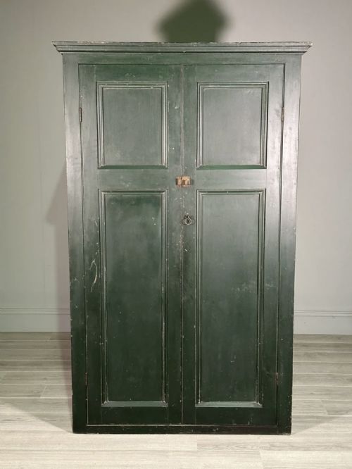 PAINTED PINE LARDER CUPBOARD C1880 - ADDITIONAL PHOTO 8