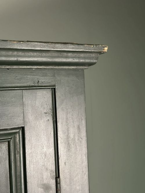 PAINTED PINE LARDER CUPBOARD C1880 - ADDITIONAL PHOTO 9