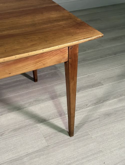 ANTIQUE CHERRY WOOD FRENCH DINING TABLE - ADDITIONAL PHOTO 8