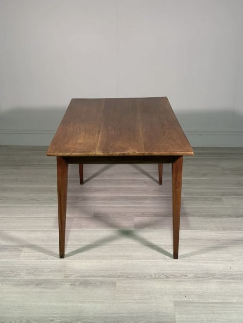 ANTIQUE CHERRY WOOD FRENCH DINING TABLE - ADDITIONAL PHOTO 9