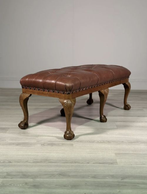 1920S LEATHER WINDOW SEAT - ADDITIONAL PHOTO 1
