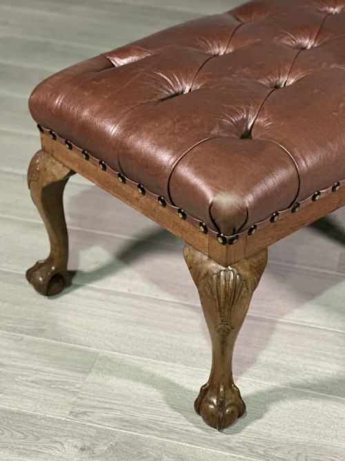 1920S LEATHER WINDOW SEAT - ADDITIONAL PHOTO 2