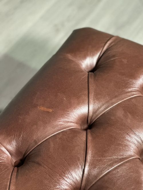 1920S LEATHER WINDOW SEAT - ADDITIONAL PHOTO 7