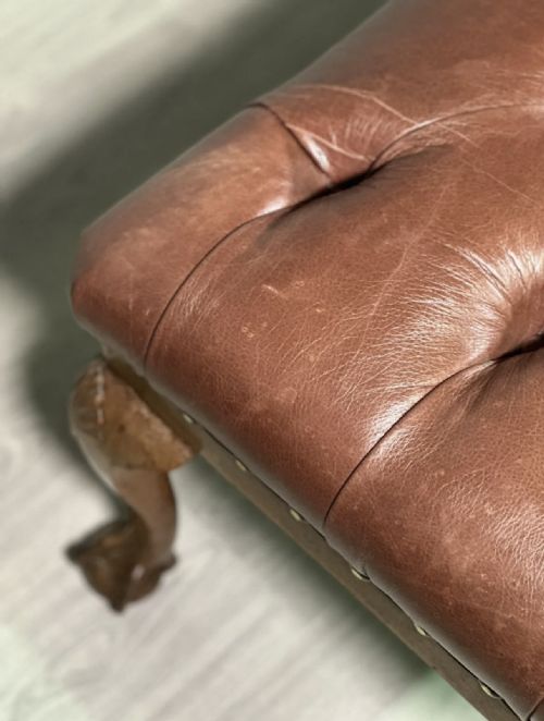1920S LEATHER WINDOW SEAT - ADDITIONAL PHOTO 8