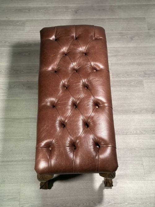 1920S LEATHER WINDOW SEAT - ADDITIONAL PHOTO 9