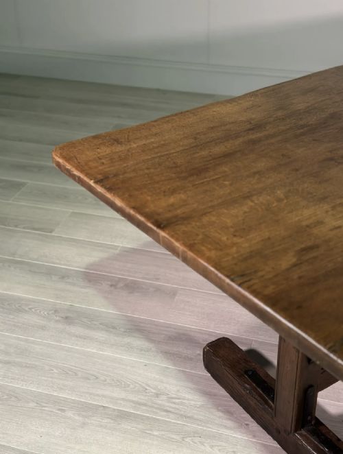 MONUMENTAL 19TH CENTURY OAK REFECTORY TABLE - ADDITIONAL PHOTO 6