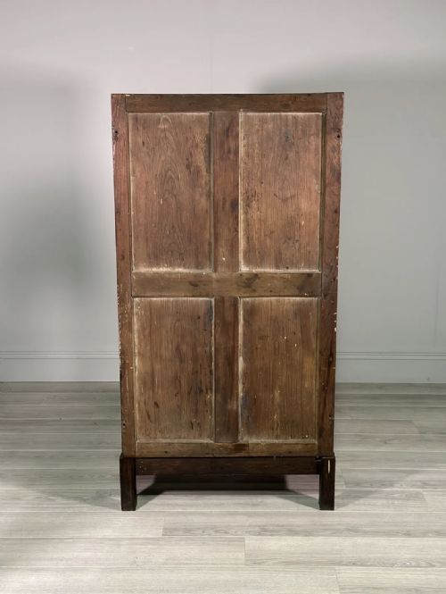 18TH CENTURY CARVED OAK CUPBOARD - ADDITIONAL PHOTO 11