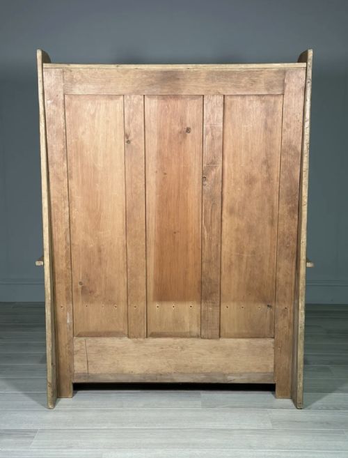 ANTIQUE HIGH BACK PINE SETTLE - ADDITIONAL PHOTO 10