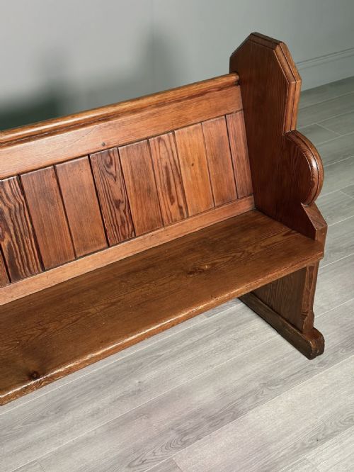 ANTIQUE CHURCH PEW - ADDITIONAL PHOTO 6