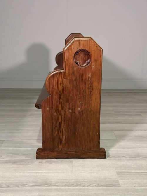 ANTIQUE CHURCH PEW - ADDITIONAL PHOTO 8