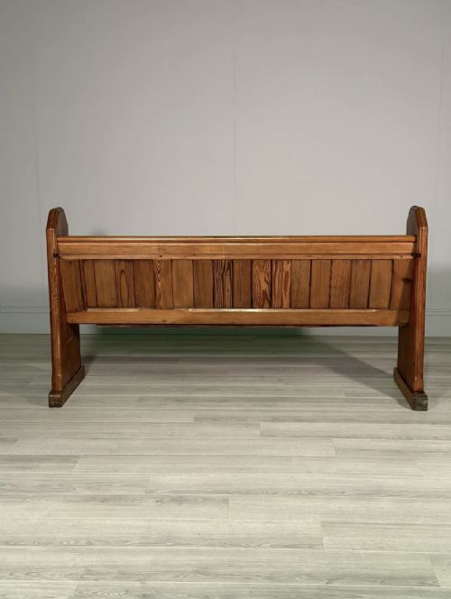 ANTIQUE CHURCH PEW - ADDITIONAL PHOTO 9