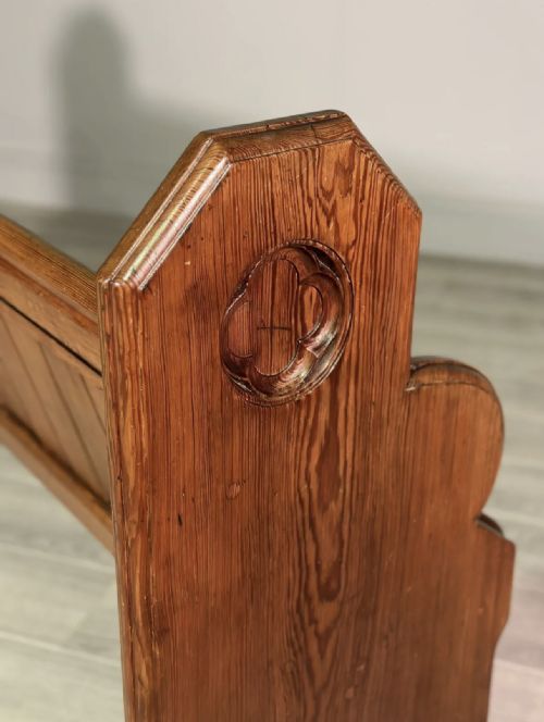 ANTIQUE CHURCH PEW - ADDITIONAL PHOTO 10