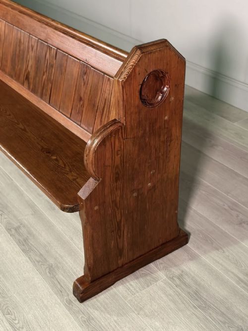 ANTIQUE CHURCH PEW - ADDITIONAL PHOTO 11