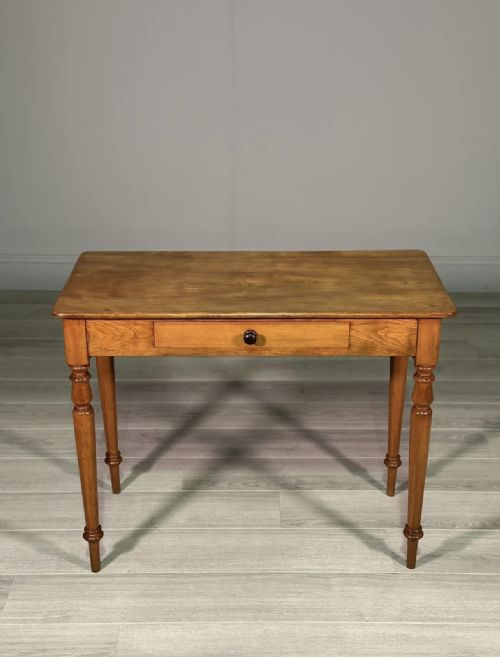 19TH CENTURY SATIN WALNUT SIDE TABLE - ADDITIONAL PHOTO 5