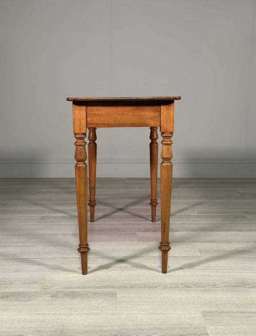 19TH CENTURY SATIN WALNUT SIDE TABLE - ADDITIONAL PHOTO 8