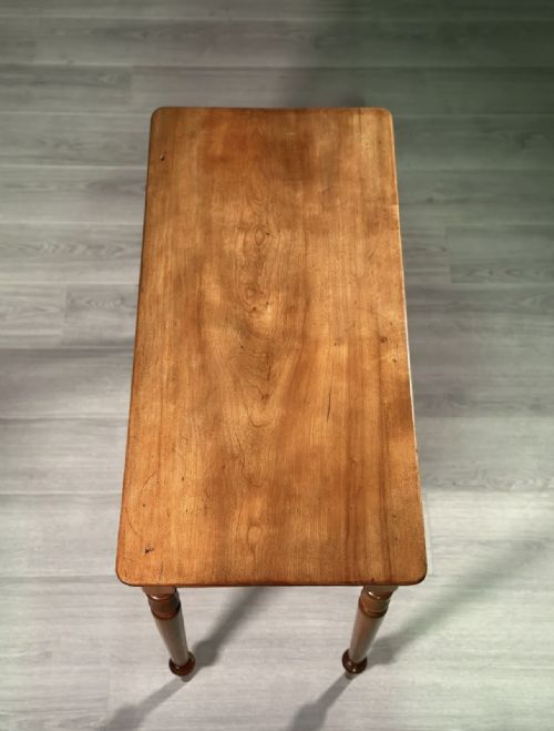 19TH CENTURY SATIN WALNUT SIDE TABLE - ADDITIONAL PHOTO 9