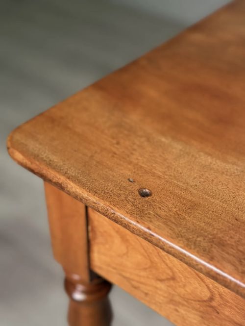 19TH CENTURY SATIN WALNUT SIDE TABLE - ADDITIONAL PHOTO 11
