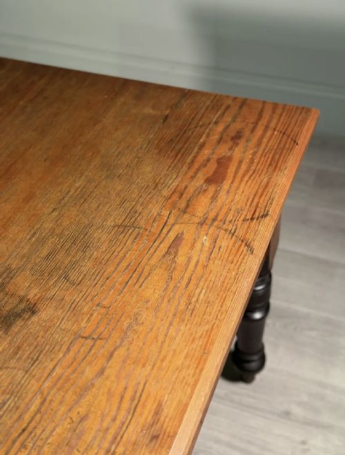19TH CENTURY DOUBLE ENDED PREP TABLE - ADDITIONAL PHOTO 10