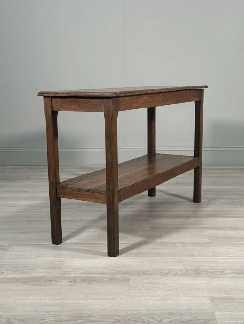 19TH CENTURY OAK CONSOLE TABLE - ADDITIONAL PHOTO 1