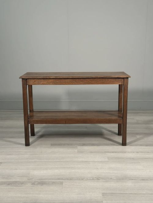 19TH CENTURY OAK CONSOLE TABLE - ADDITIONAL PHOTO 2