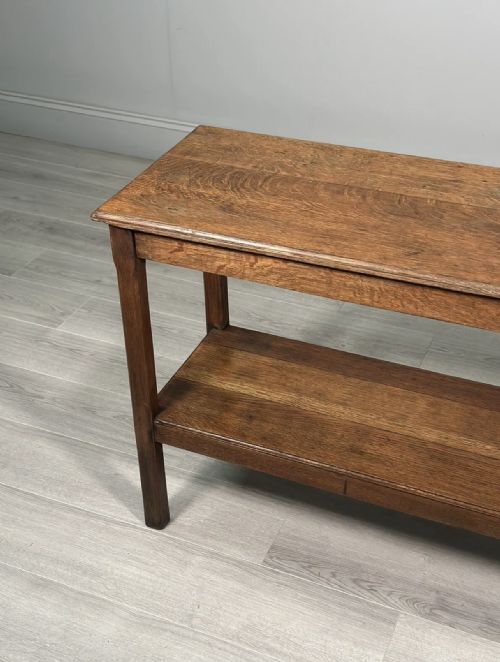 19TH CENTURY OAK CONSOLE TABLE - ADDITIONAL PHOTO 3