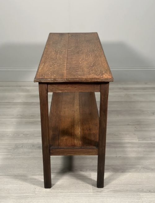 19TH CENTURY OAK CONSOLE TABLE - ADDITIONAL PHOTO 6