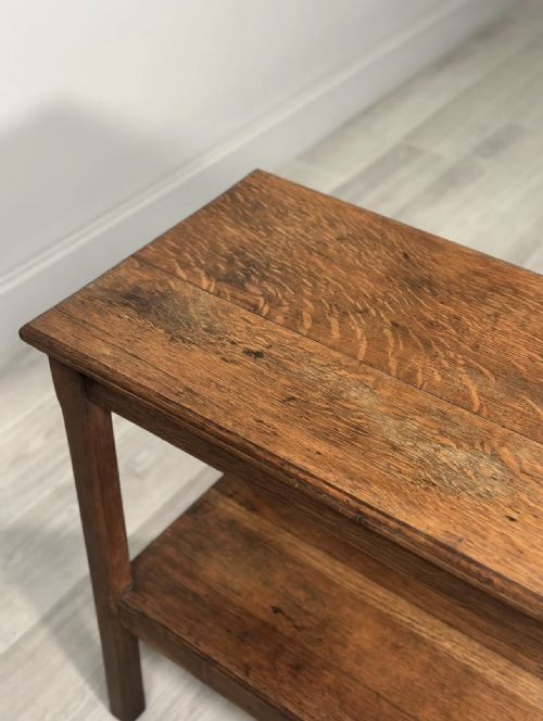 19TH CENTURY OAK CONSOLE TABLE - ADDITIONAL PHOTO 8