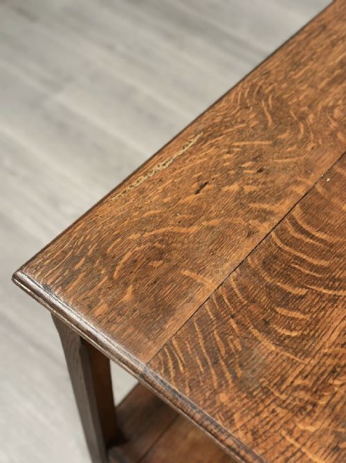19TH CENTURY OAK CONSOLE TABLE - ADDITIONAL PHOTO 9