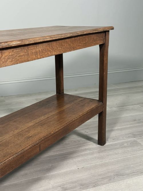 19TH CENTURY OAK CONSOLE TABLE - ADDITIONAL PHOTO 11