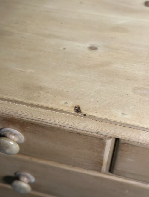 VICTORIAN PINE CHEST OF DRAWERS - ADDITIONAL PHOTO 8
